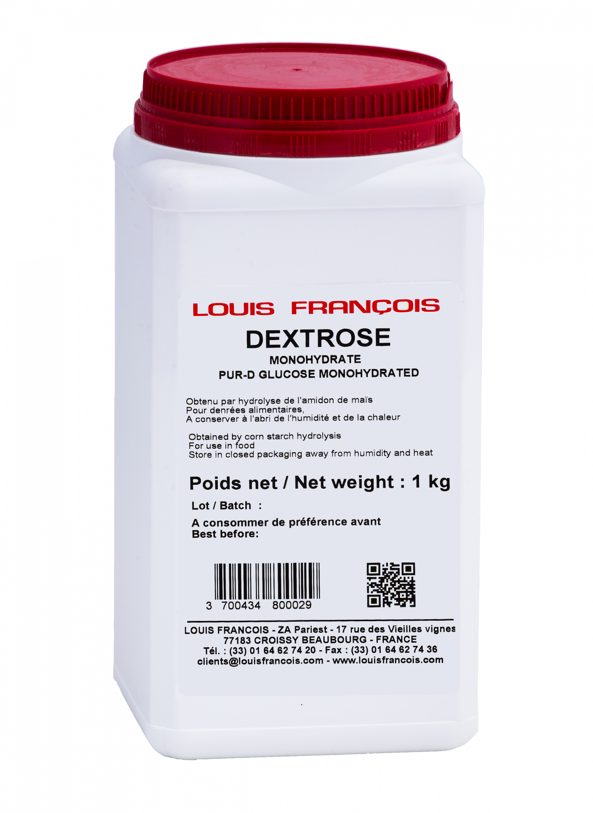 Louis Francois Dextrose Monohydrate 1kg