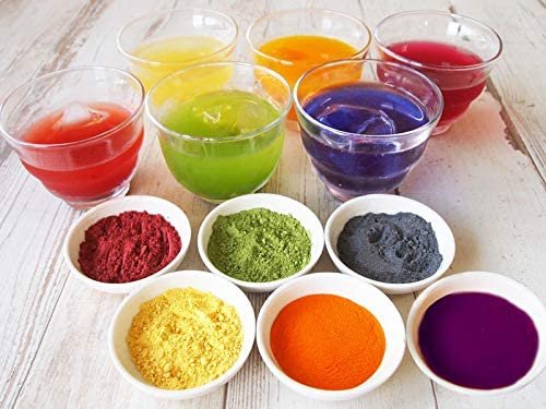Pre-order ชุดสีผงสกัดจากพืชผัก - Edible Natural  Powder Dye 6 Color : RAINBOW SET