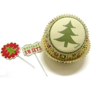 Wilton Holiday Tree Cupcake Combo Pack 24 pcs