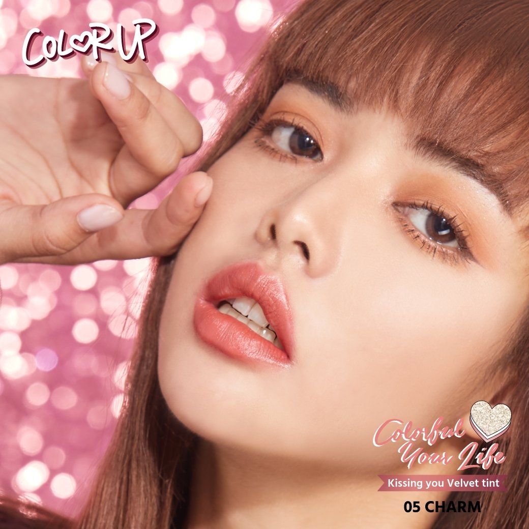 COLOR UP KISSING YOU VELVET TINT (ฝาทอง) #05 CHARM