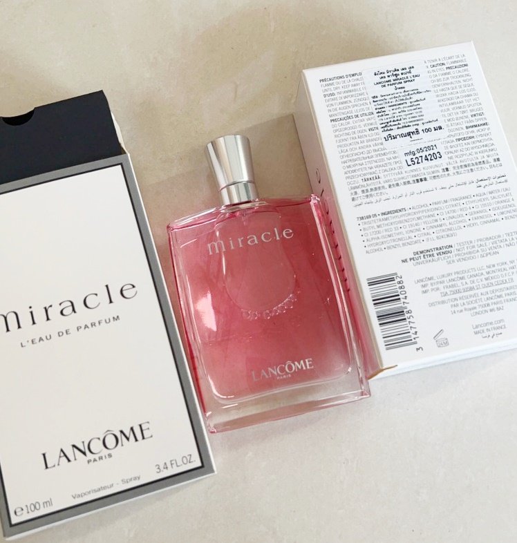 Lancome Miracle L'Eau De Parfum 100ml (Tester Box)