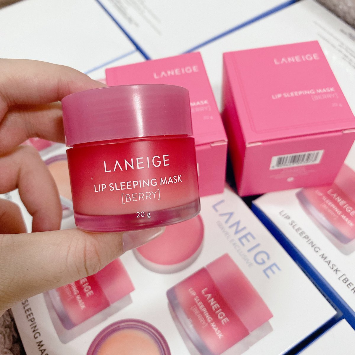 LANEIGE Special Care Lip Sleeping Mask (Berry) สีชมพู 20g.