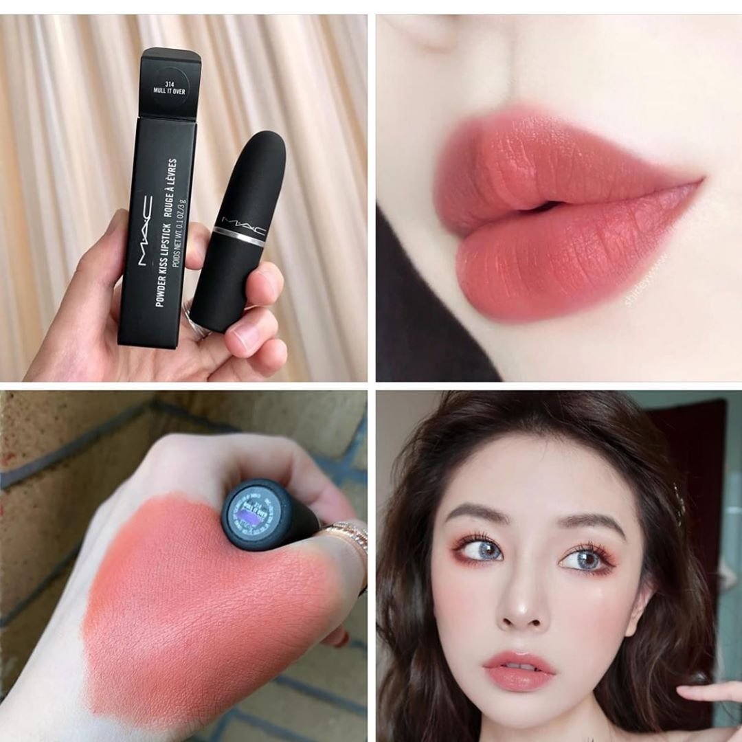 MAC POWDER KISS LIPSTICK 314 MULL IT OVER