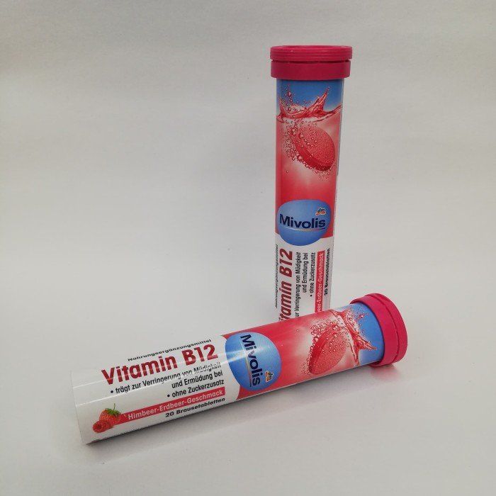 dm Mivolis วิตามิน เม็ดฟู่ Vitamin B12 20 เม็ด (ฝาชมพู)