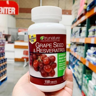 Trunature Grape Seed and Resveratrol 150 Tablets