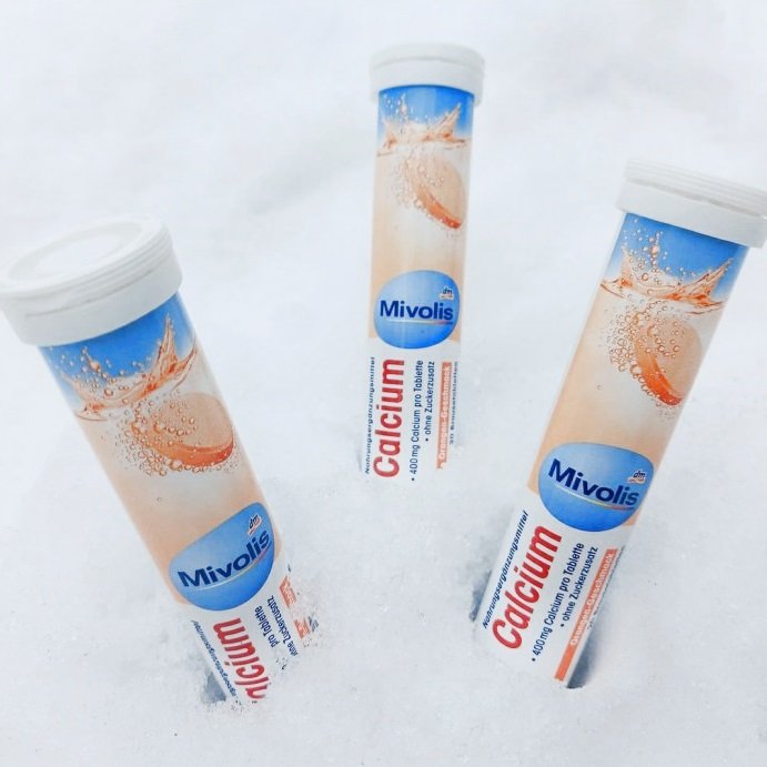 dm Mivolis วิตามิน เม็ดฟู่ Calcium 20 เม็ด (ฝาขาว)