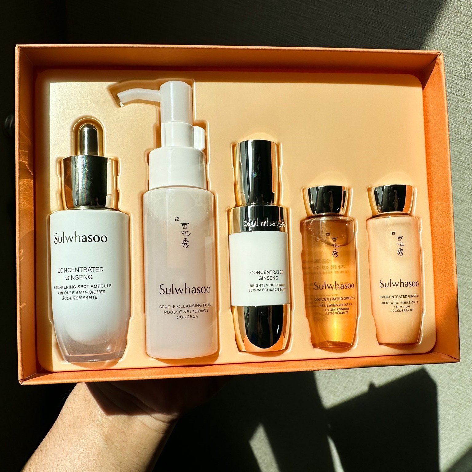 Sulwhasoo Concentrated Ginseng Brightening Spot Ampoule Set 5pcs