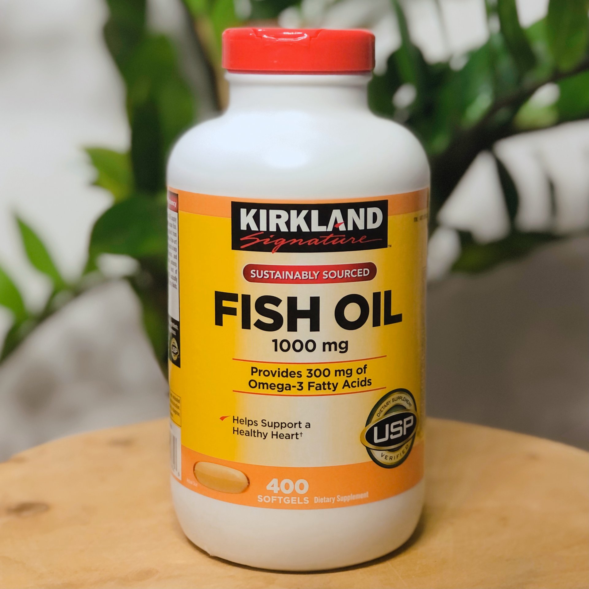 Kirkland Signature Fish Oil 1000mg 400 softgels