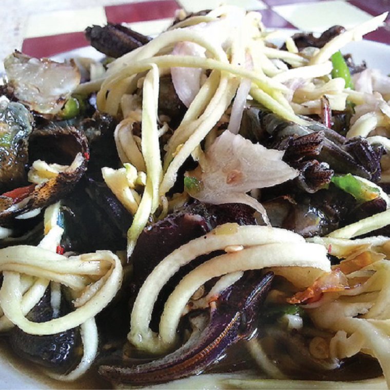 อาหารพื้นถิ่นบ้านลัดล่าง อำเภอบ้านแหลม