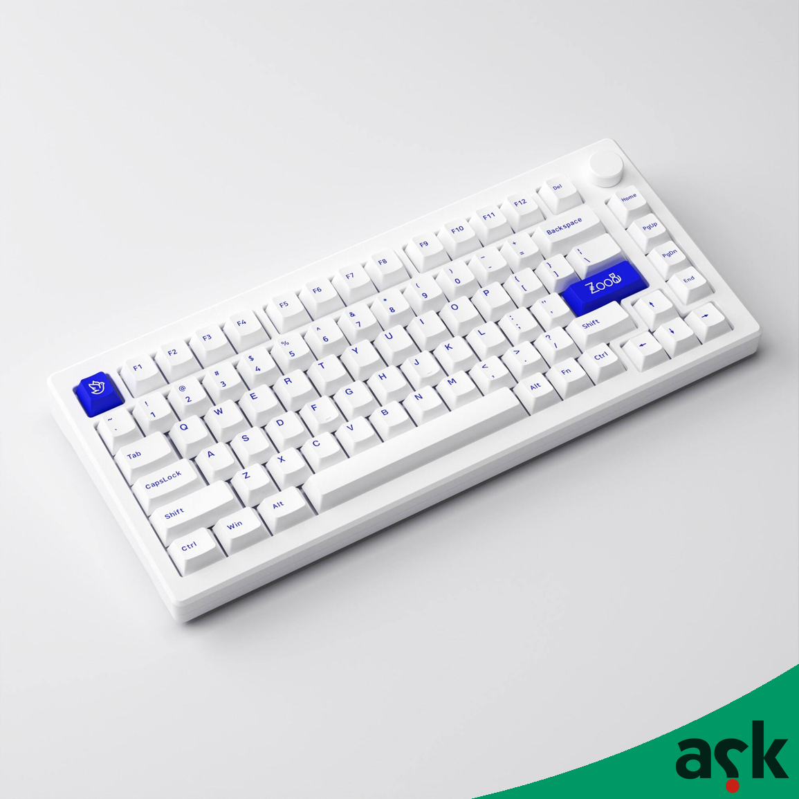 AKKO MOD 007 PC キーボード フレックスカットガスケットマウント - PC