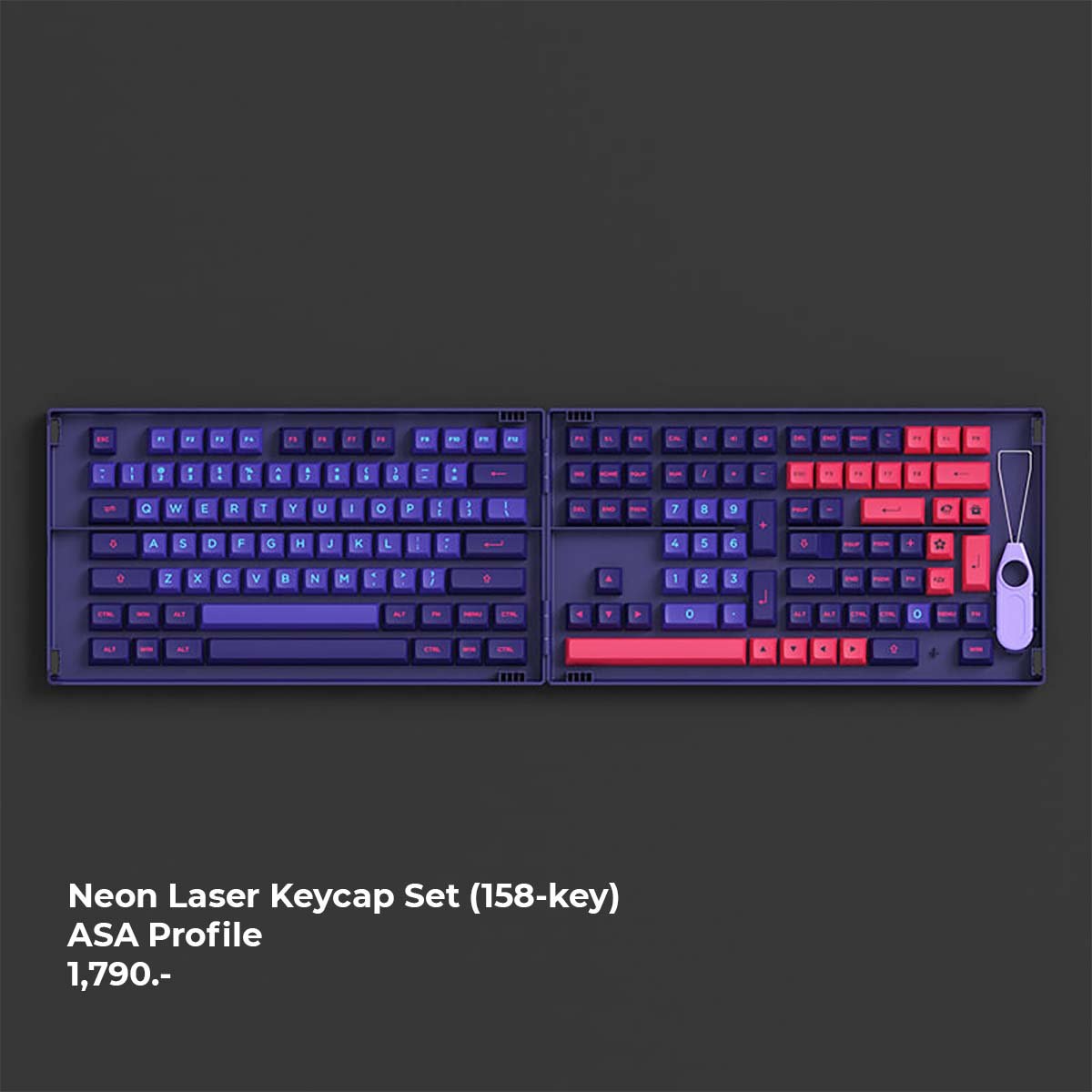AKKO Neon - ASA Profile 158key - Keycaps