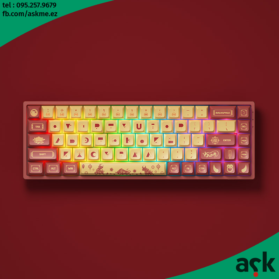 AKKO 3068 V2 RGB - Year Of The OX edition