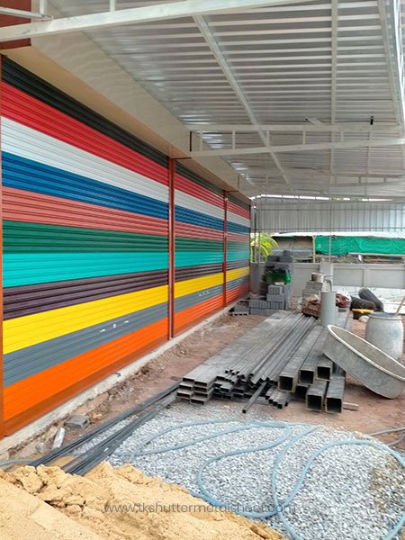 ประตูม้วนสีสวยๆ ประตูม้วนสีสวยๆ