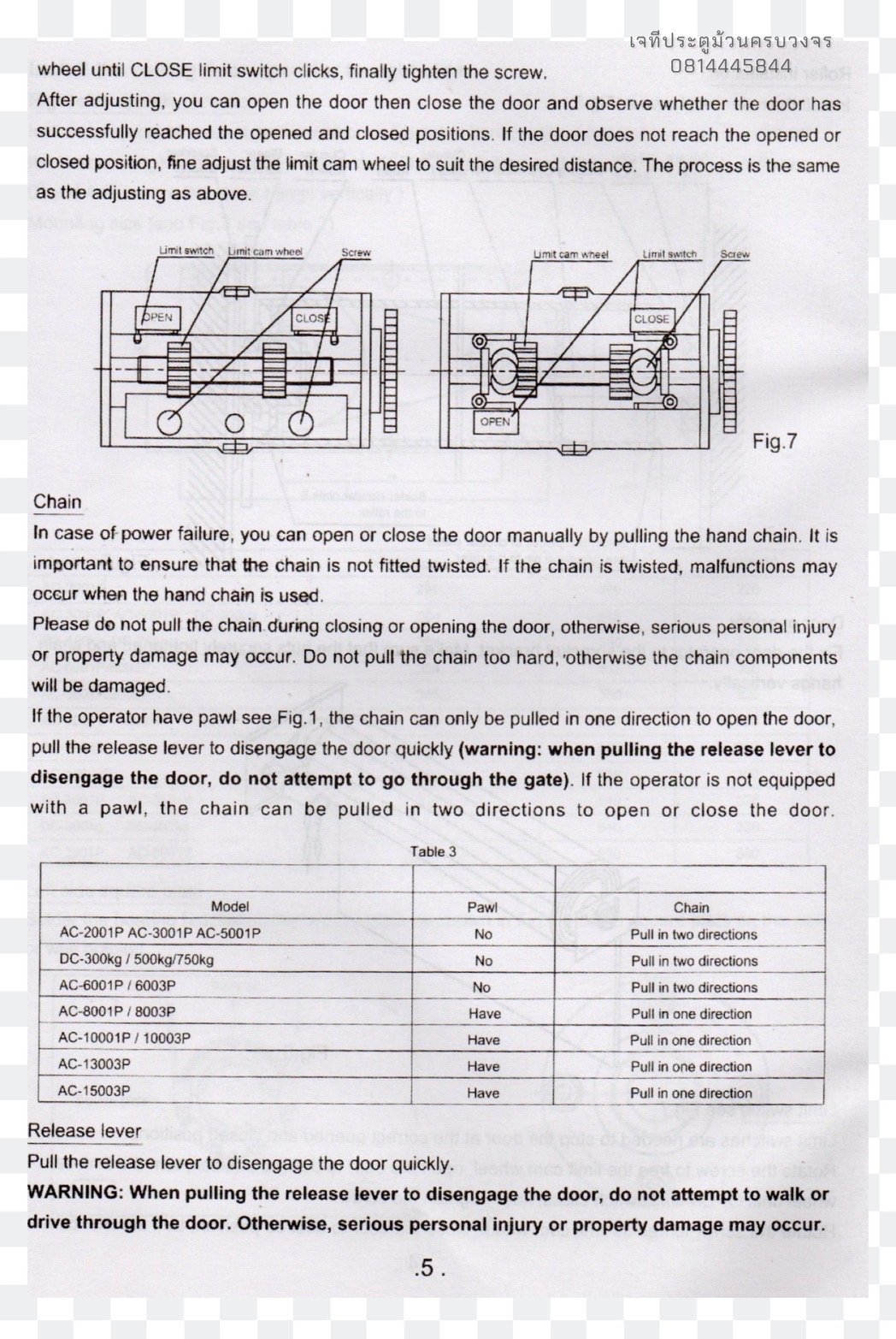 วงจรมอเตอร์ประตูม้วน วงจรมอเตอร์ประตูม้วน