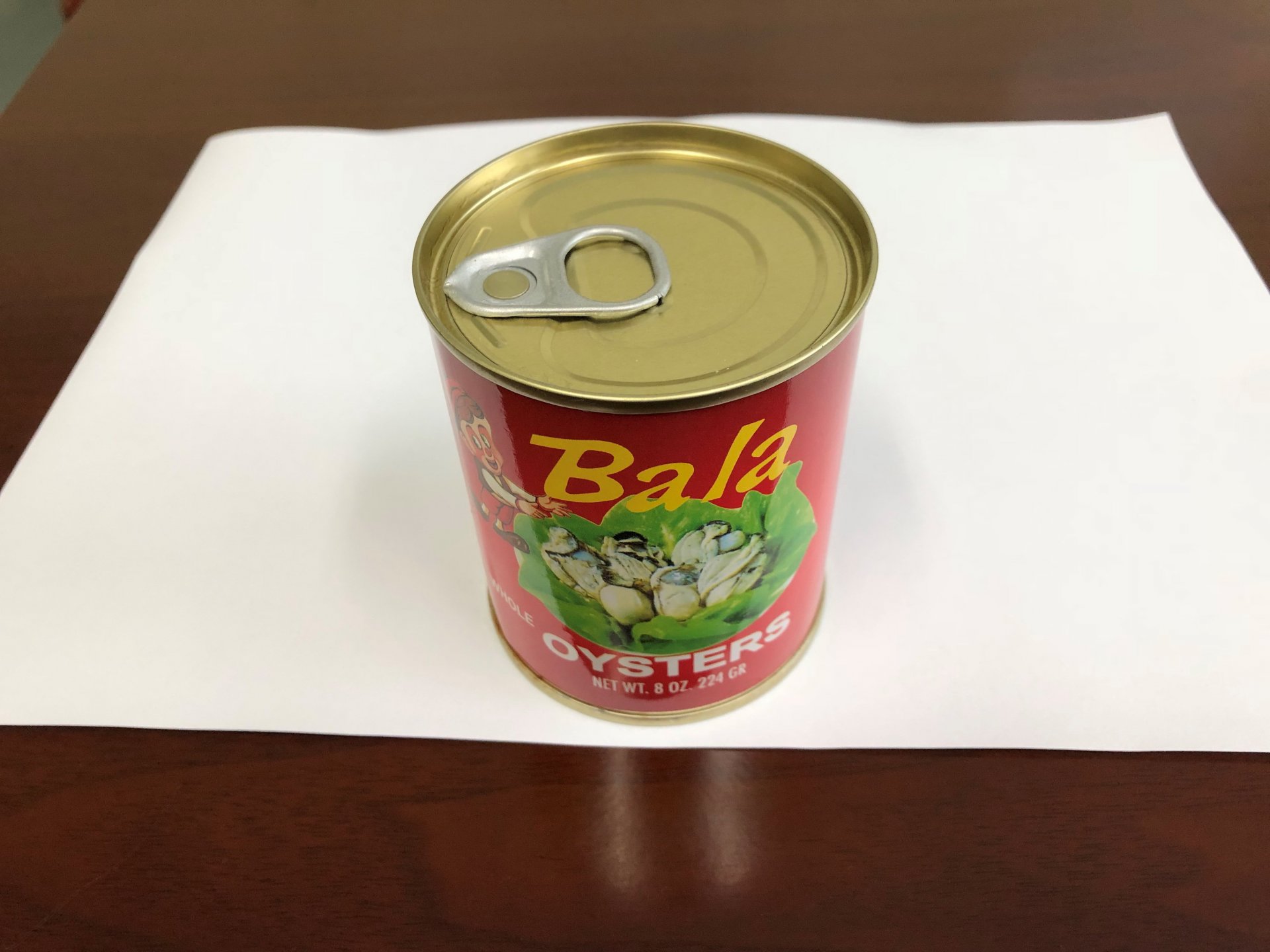 canned boiled oyster