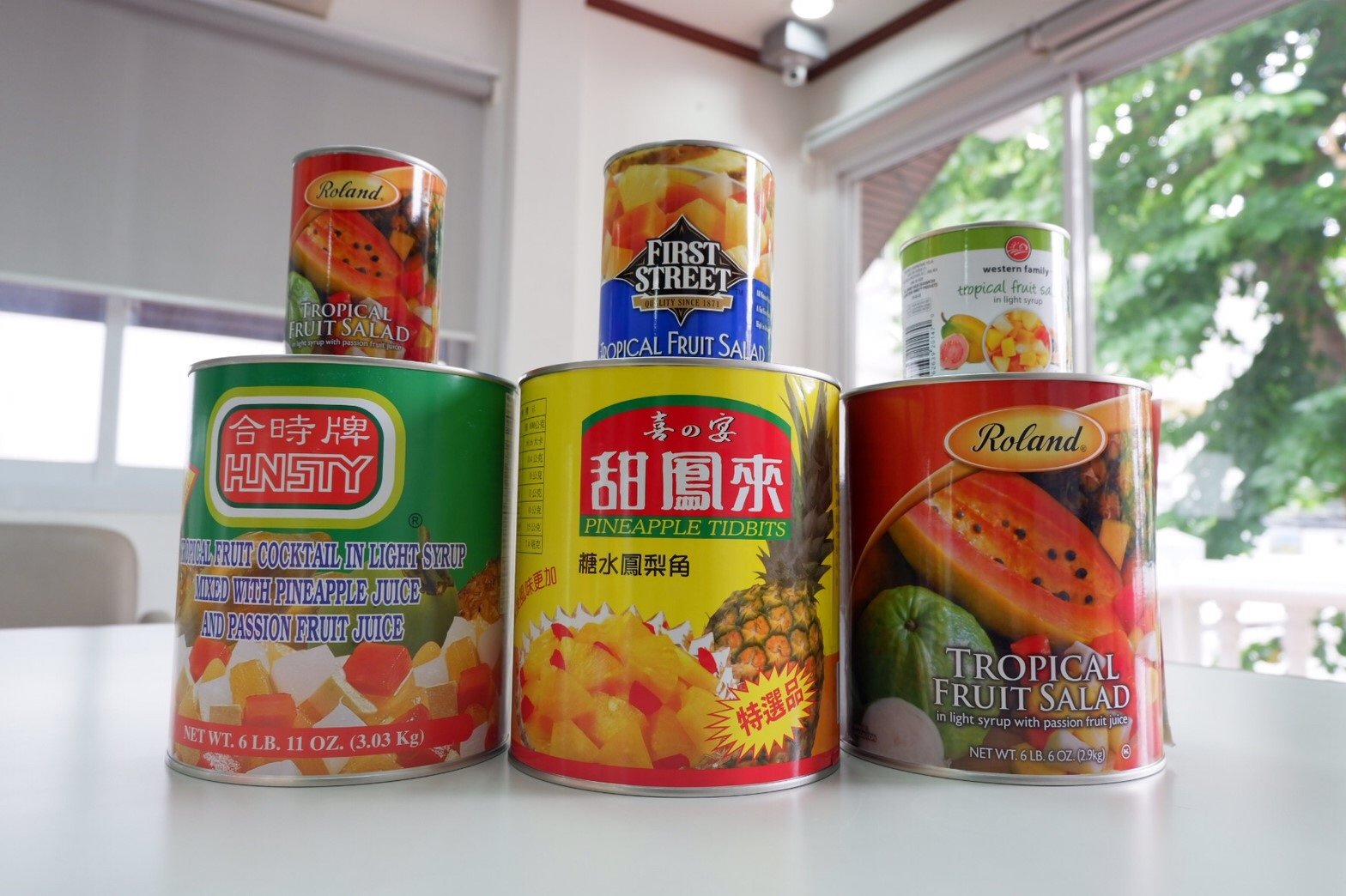 CANNED TROPICAL FRUIT COCKTAIL
