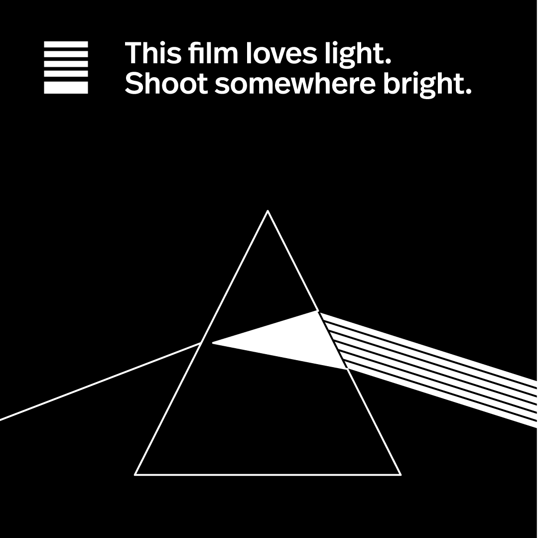 Polaroid loves light.
