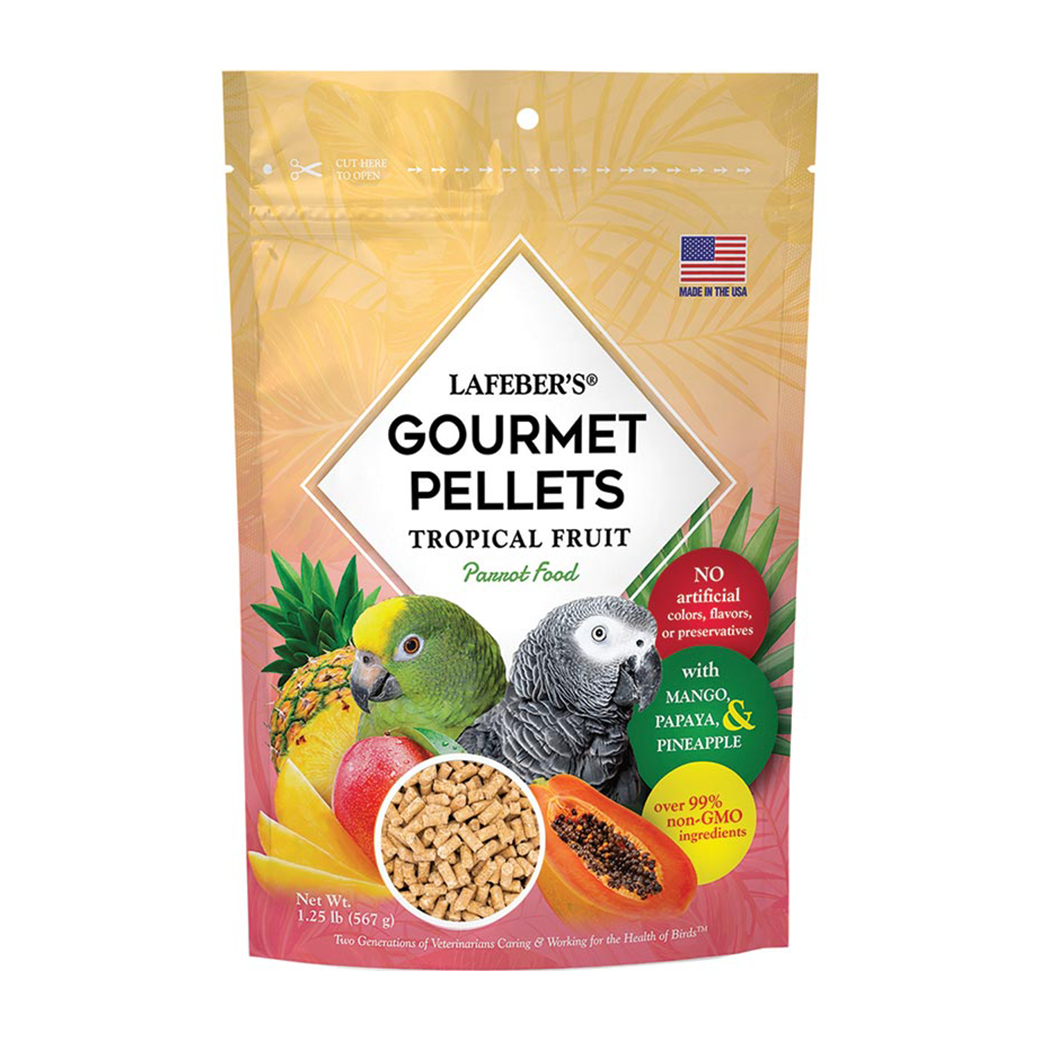 Parrot Tropical Fruit Gourmet Pellets