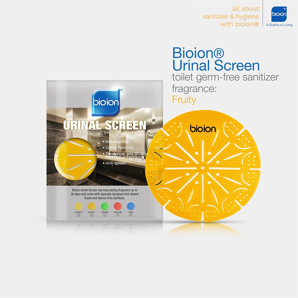 แผ่นรองโถปัสสาวะ Bioion - Yellow Fruity