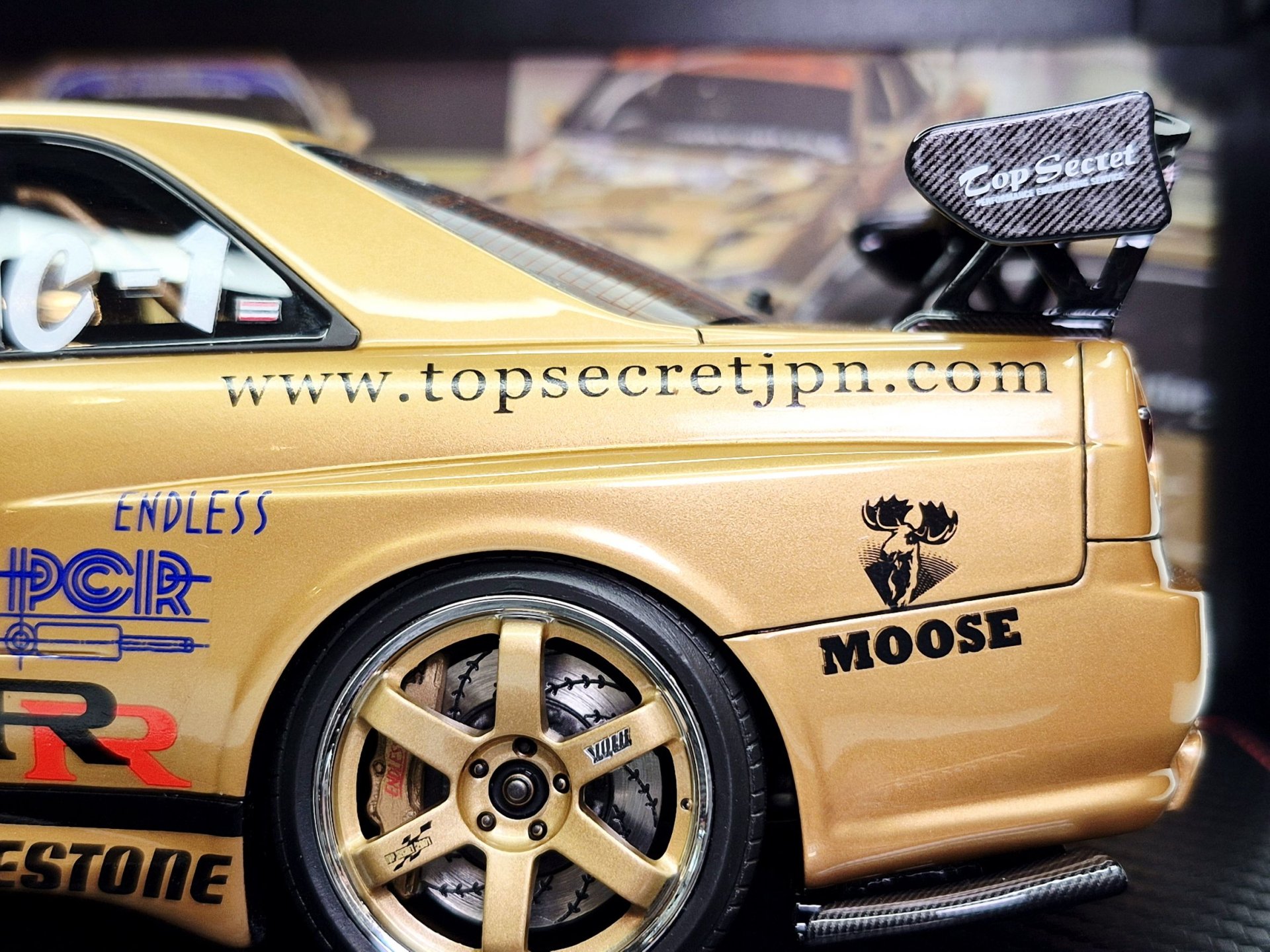 TOP SECRET 34GT-R (BNR34) Gold Edition + RB26 Engine | Ignition