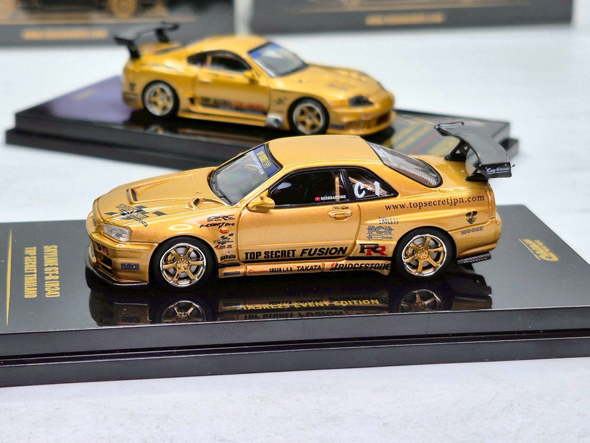 Inno64 Nissan Skyline GT-R R34 Top Secret Thailand TAS KL25 รุ่น