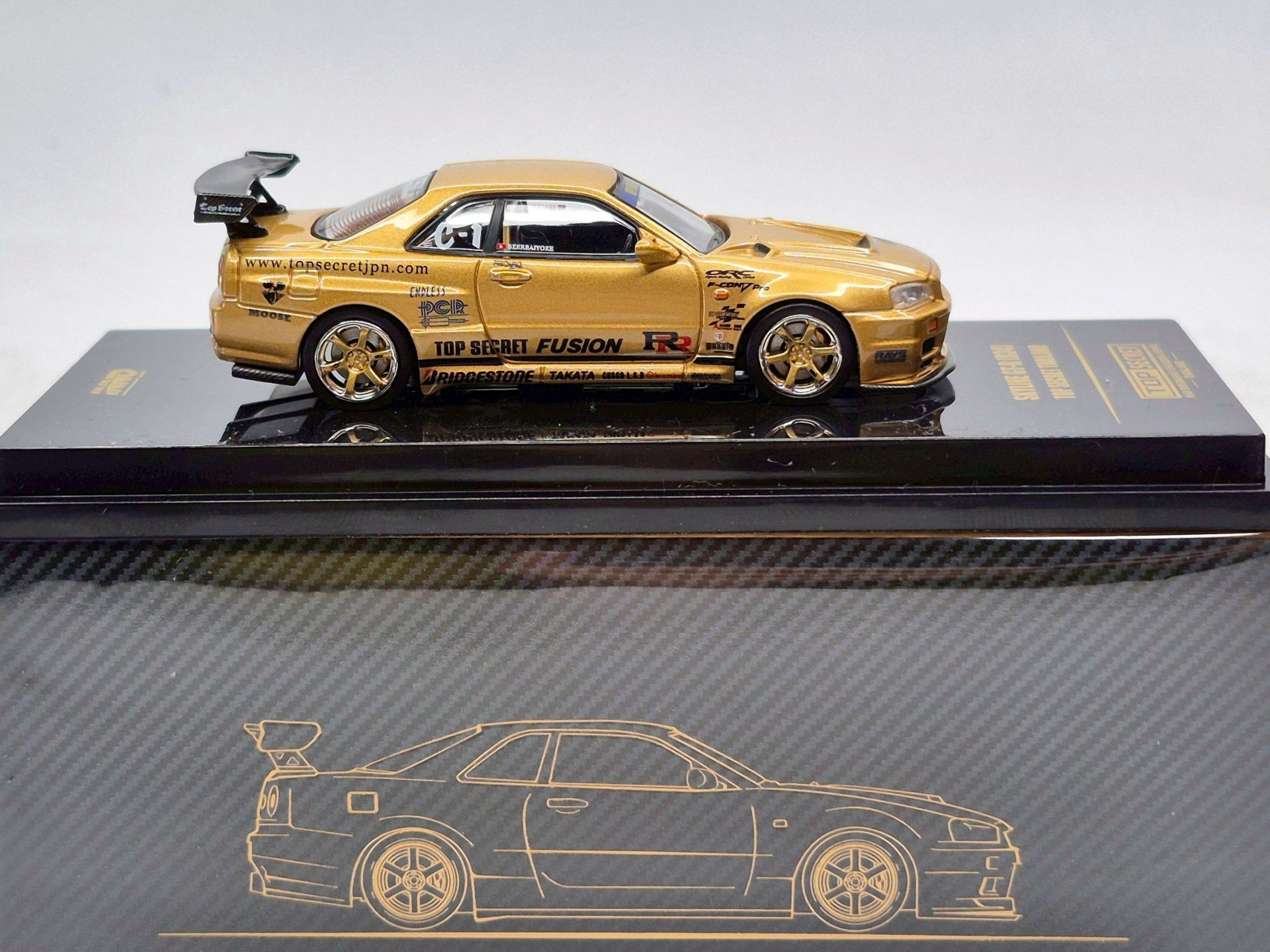 Inno64 Nissan Skyline GT-R R34 Top Secret Thailand TAS KL25