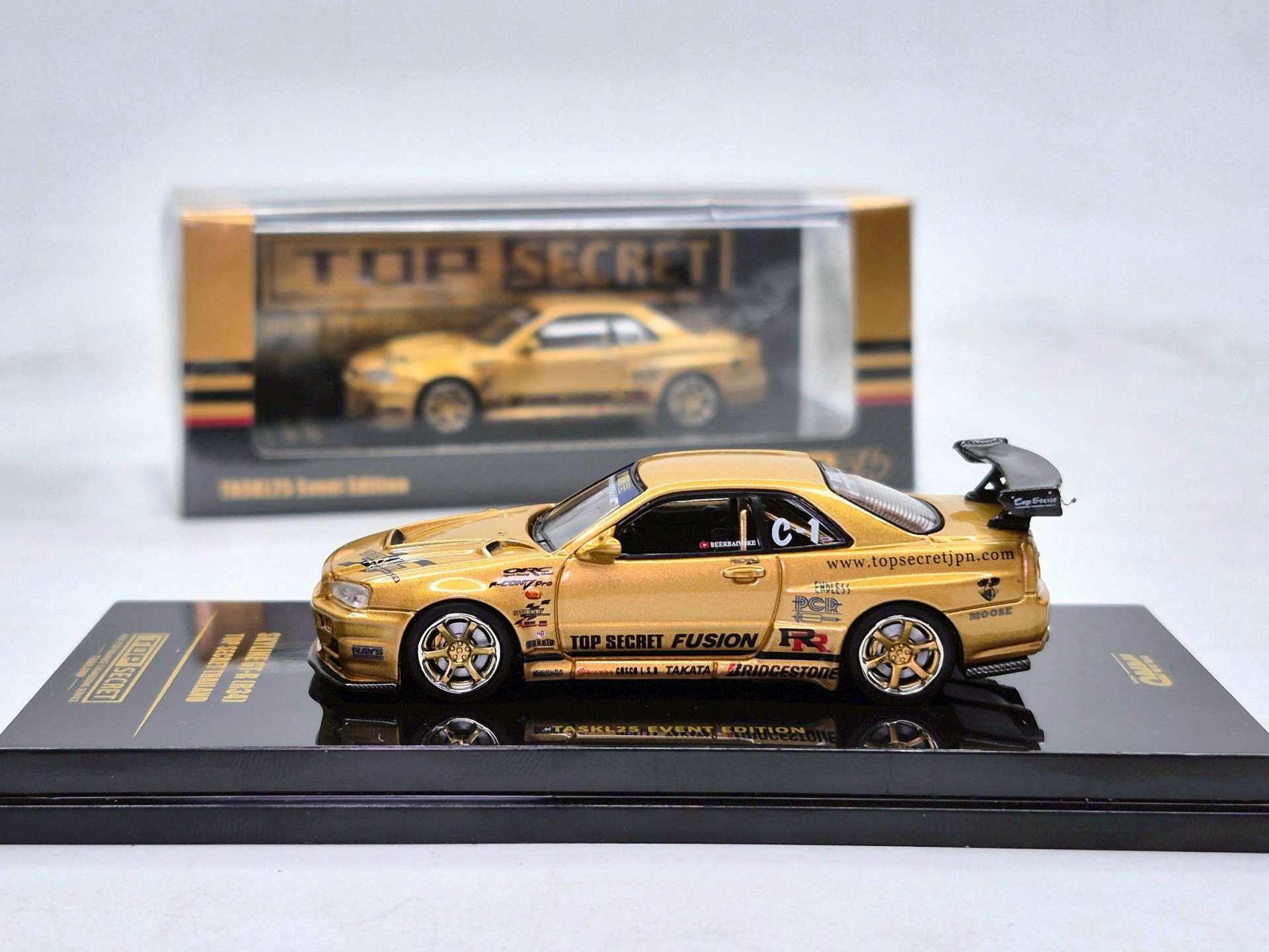 Inno64 Nissan Skyline GT-R R34 Top Secret Thailand TAS KL25