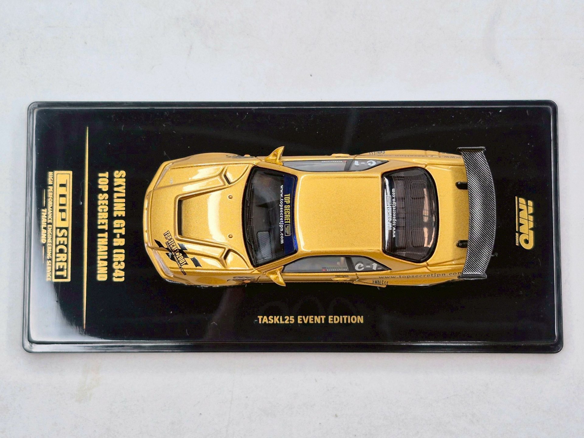 Inno64 Nissan Skyline GT-R R34 Top Secret Thailand TAS KL25 รุ่น