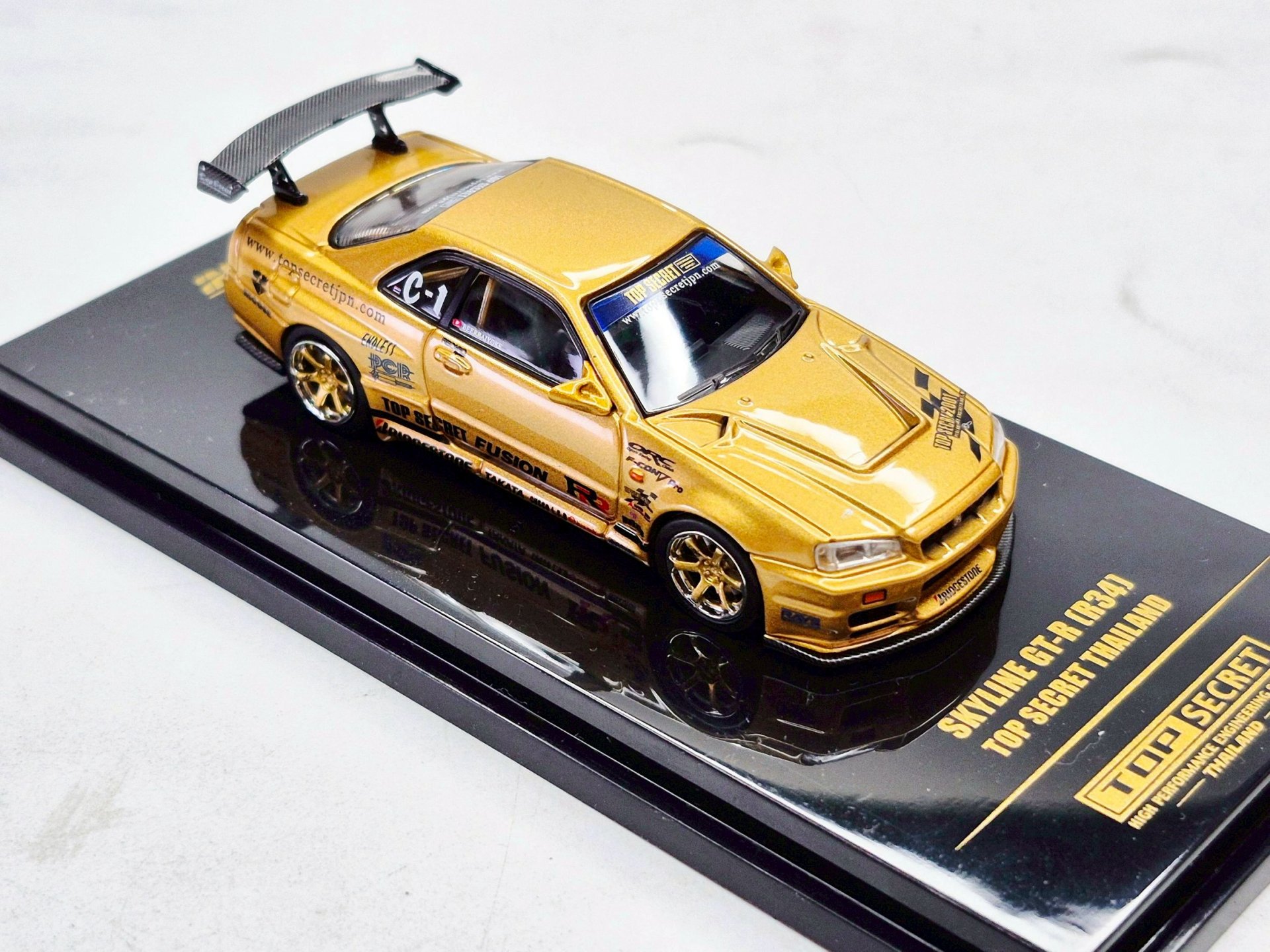 Inno64 Nissan Skyline GT-R R34 Top Secret Thailand TAS KL25 รุ่น