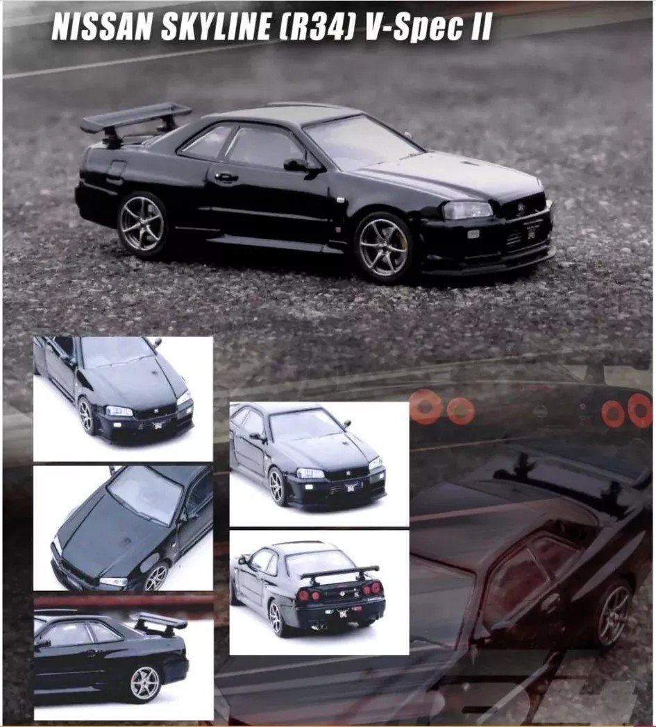Nissan Skyline GT-R R34V-SPEC II (Black)
