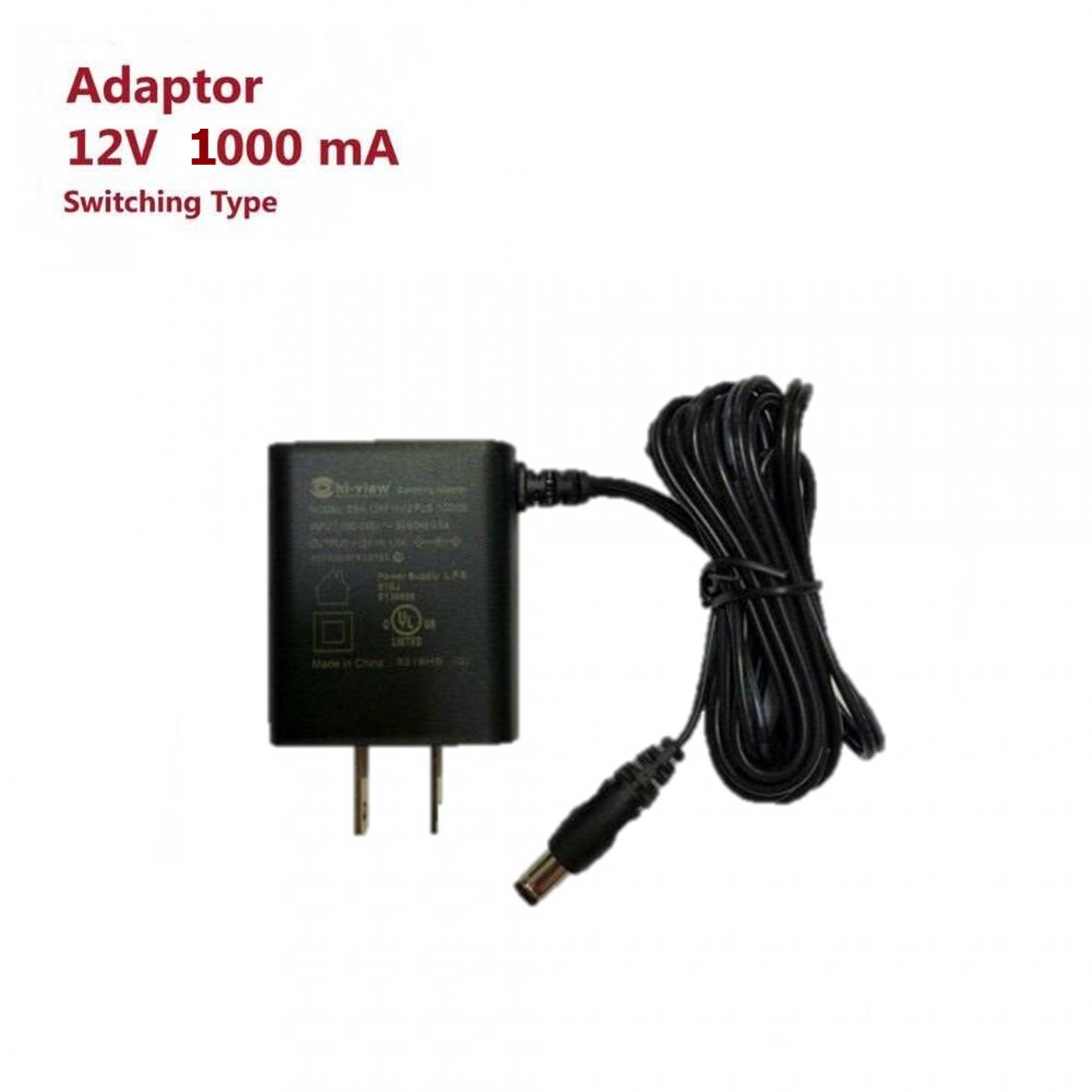 Adaptor 1A 12V 1000 mA