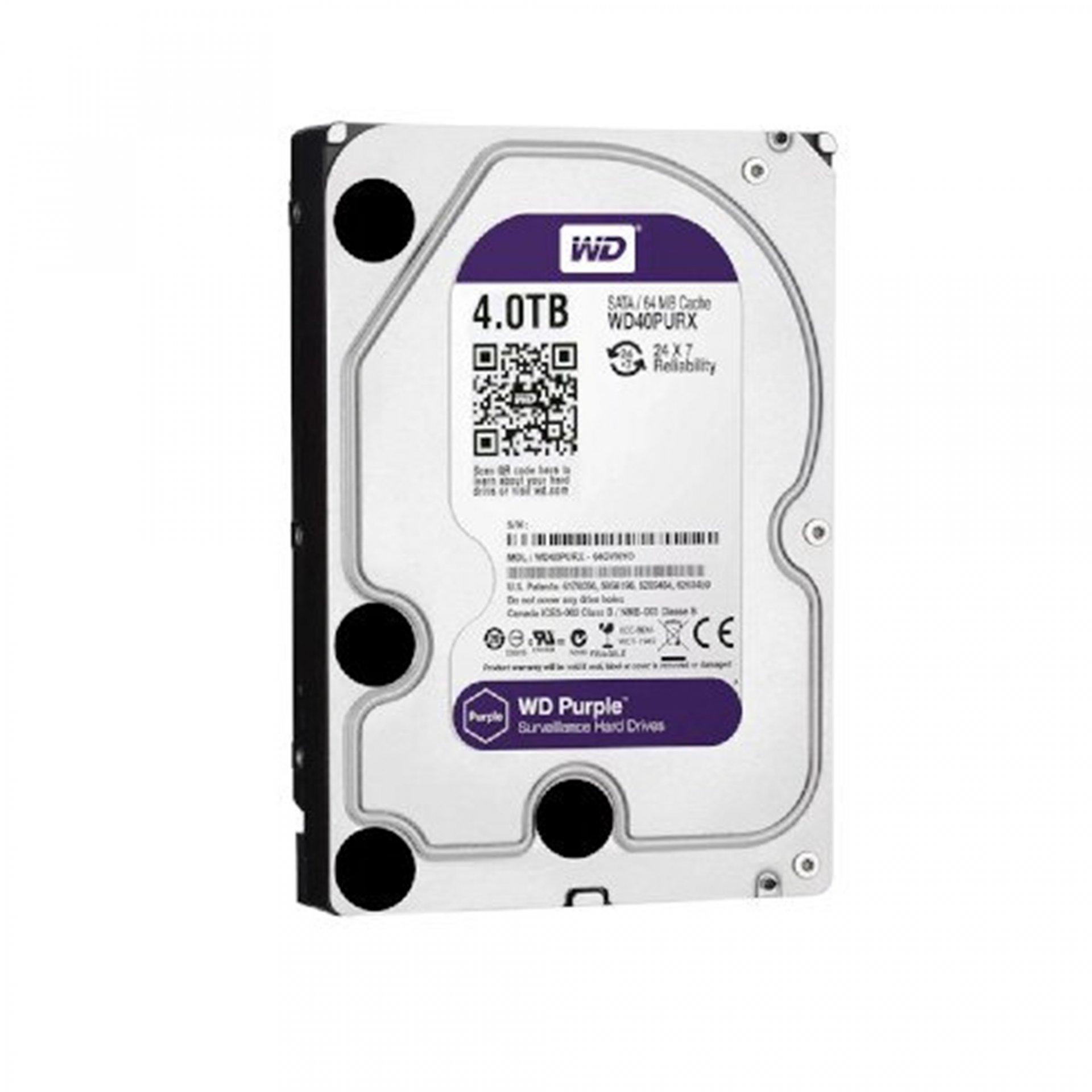 4 TB HDD  WD Purple Intellipower