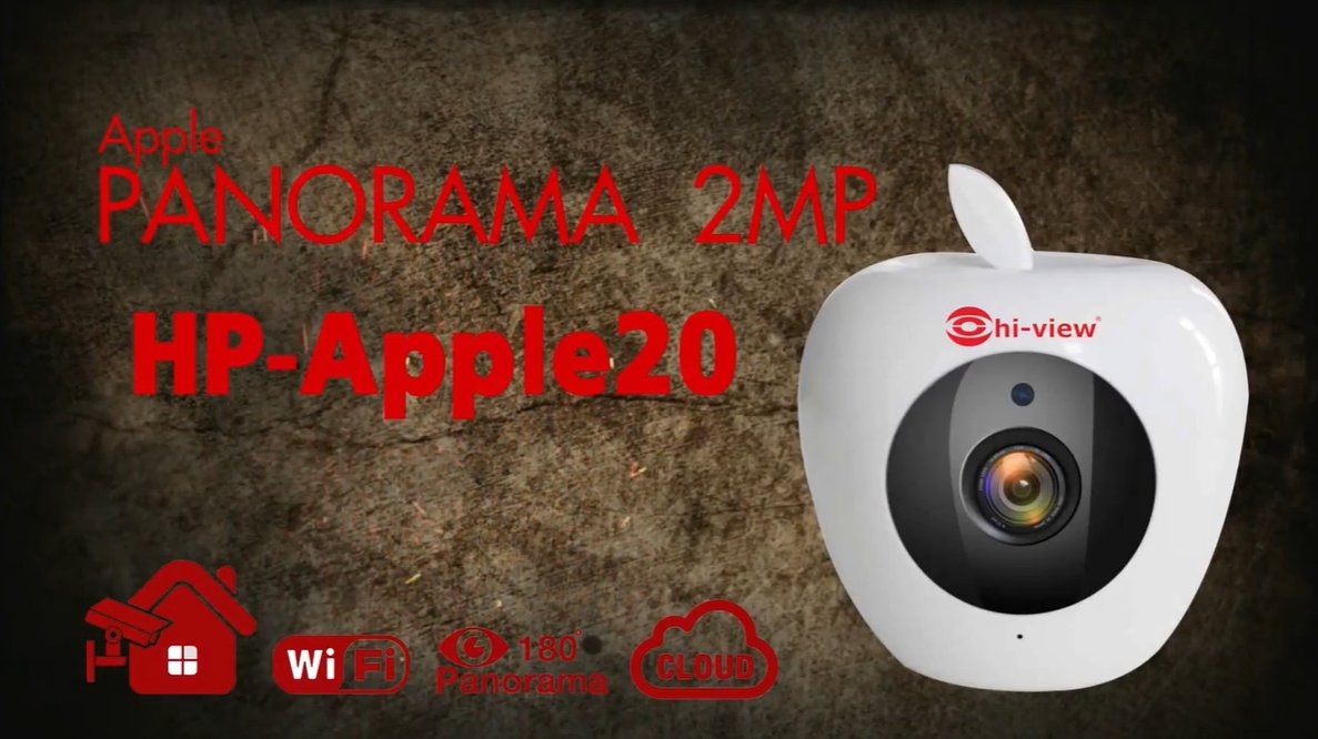ตอน กล้องวงจรปิด Apple Panorama 2mp รุ่น HP-Apple20