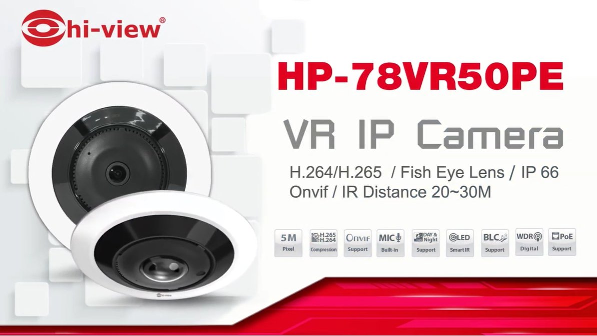 ตอน กล้องวงจรปิด Hiview IP CAMERA รุ่น HP-78VR50PE 