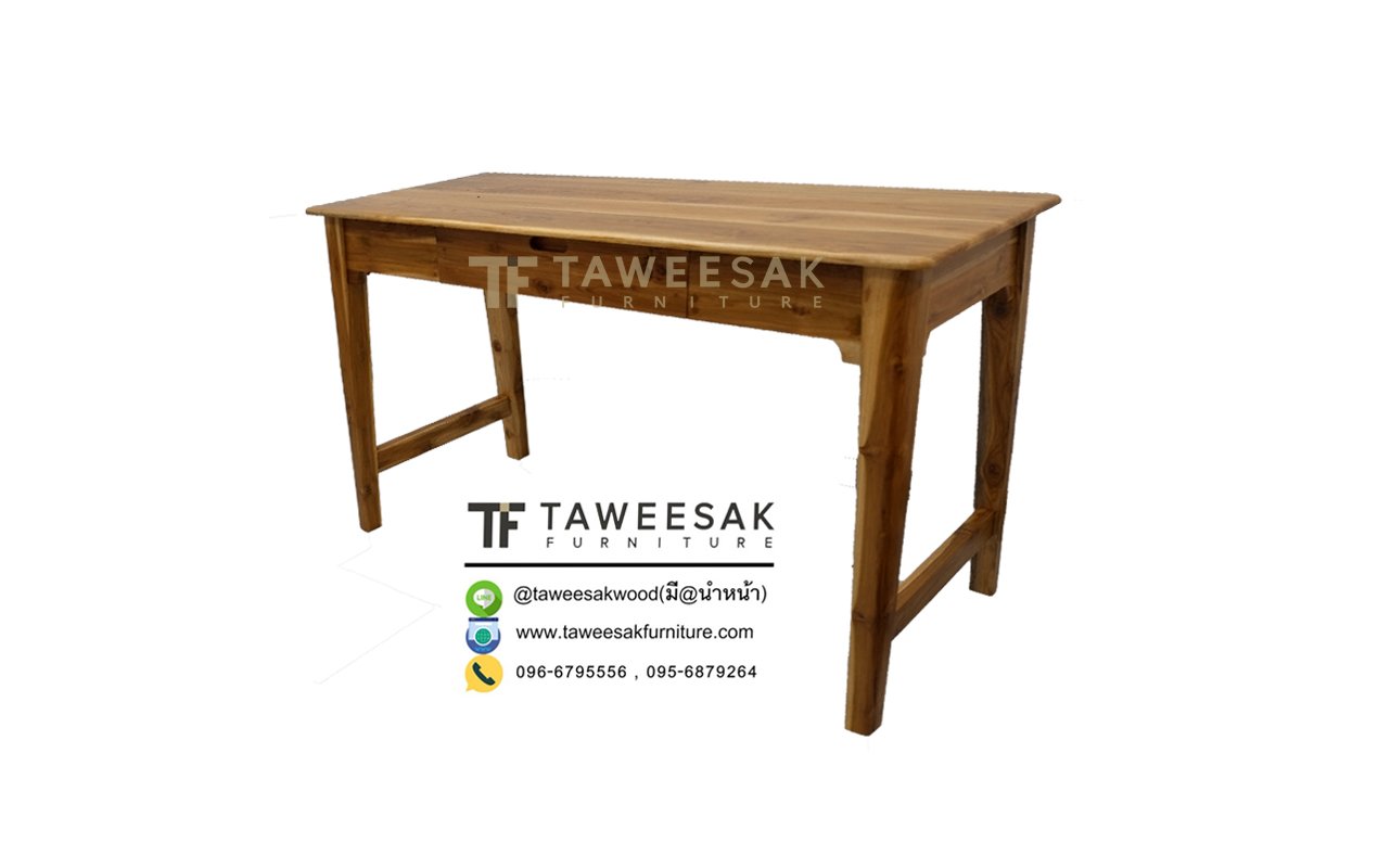 โต๊ะทำงานไม้สัก AT013