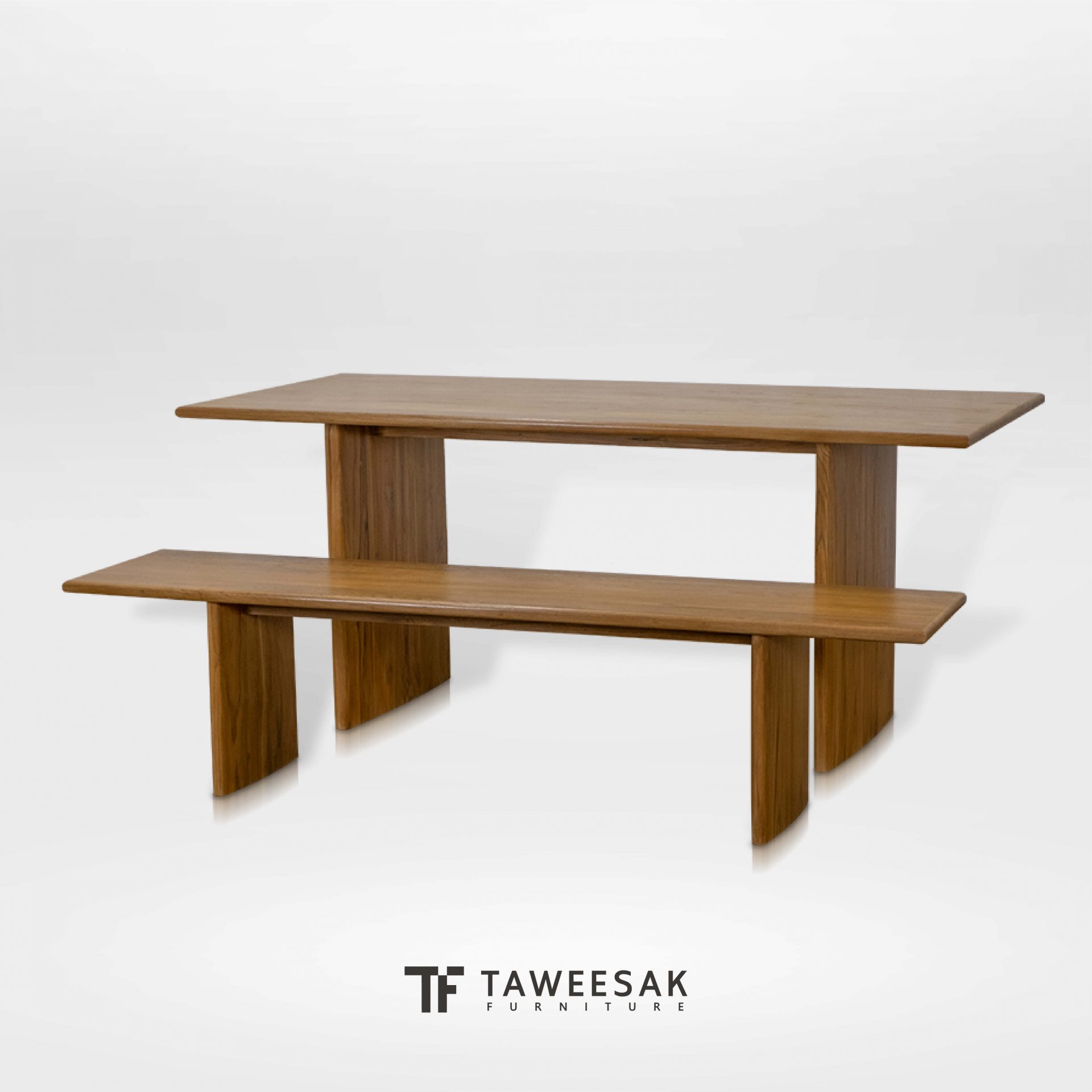 ชุดโต๊ะอาหารไม้สัก DS126