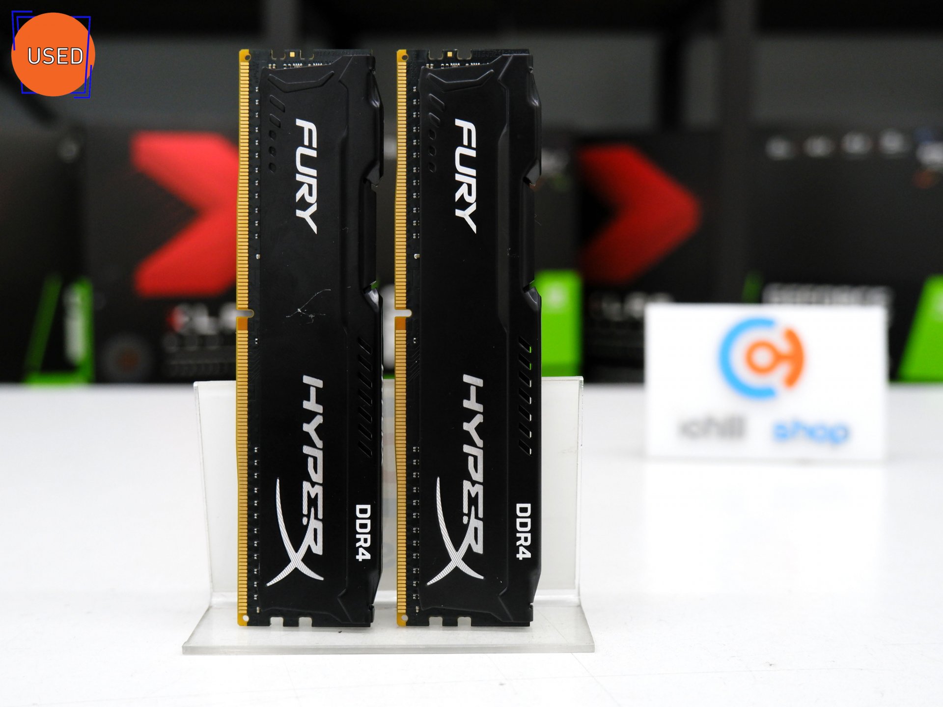 RAM (แรม) KINGSTON HYPER X FURY DDR4 16GB (8X2) 2400MHZ NO BOX P11822