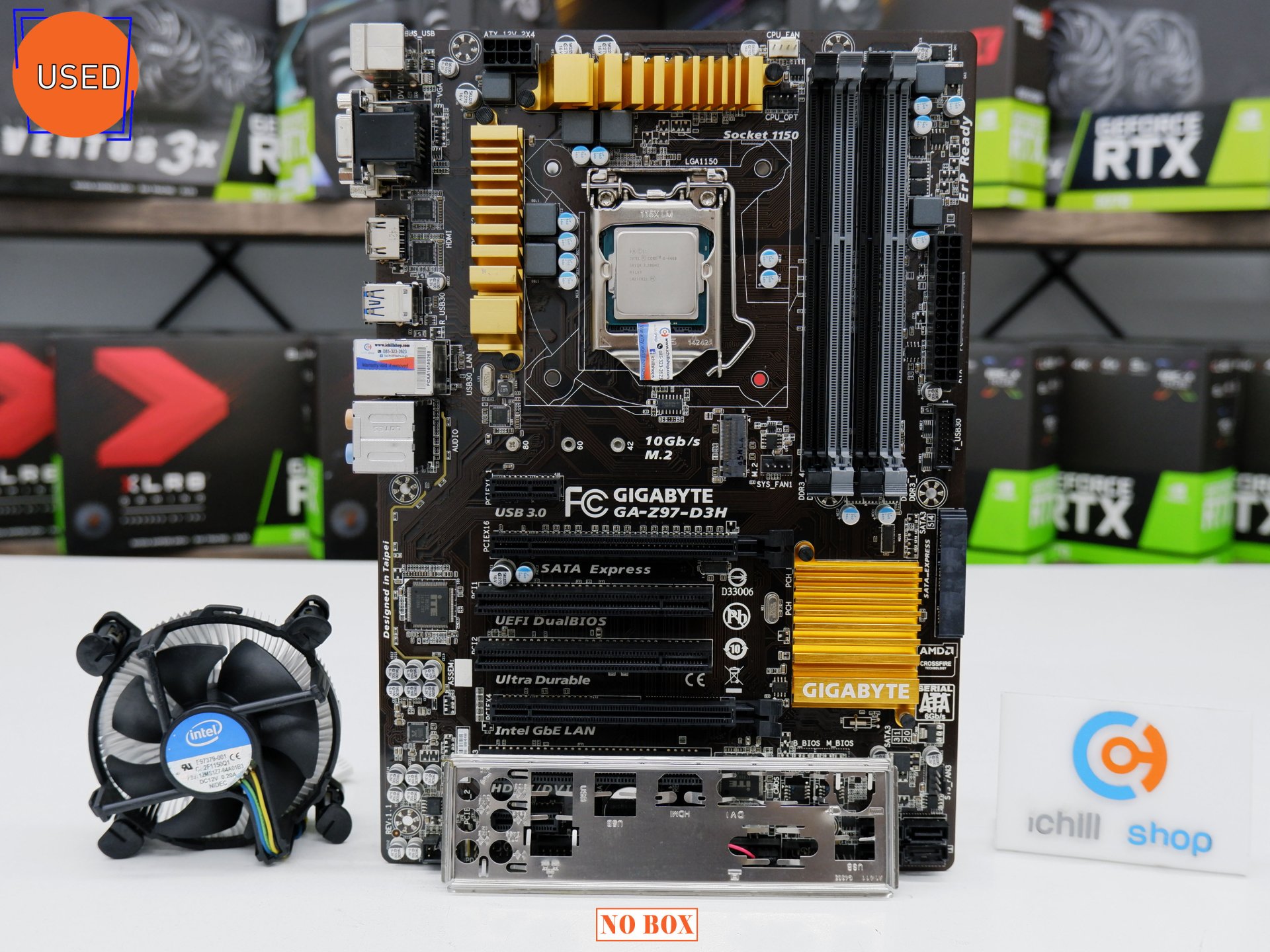 ชุดซีพียูพร้อมเมนบอร์ด CPU : INTEL CORE I5-4460 3.2GHz + MB : GIGABYTE GA-Z97-D3H NO BOX P11225