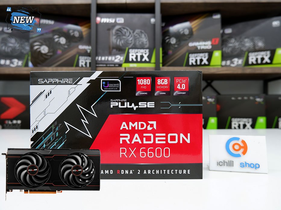 การ์ดจอ Sapphire AMD Radeon RX 6600 8GB 2F Gaming Plus *ของใหม่* P11144
