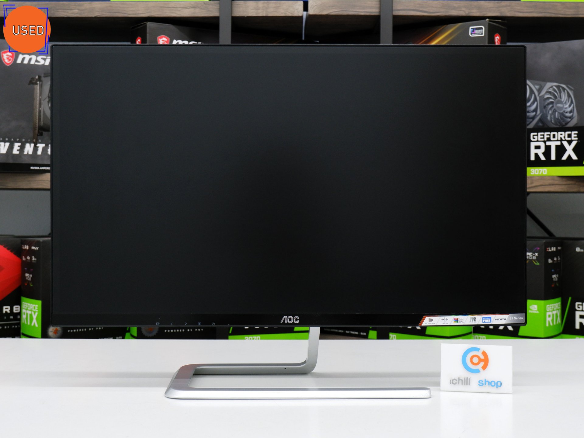 จอ (MONITOR) AOC IPS I2781FH 27 นิ้ว 60HZ NO BOX P11849