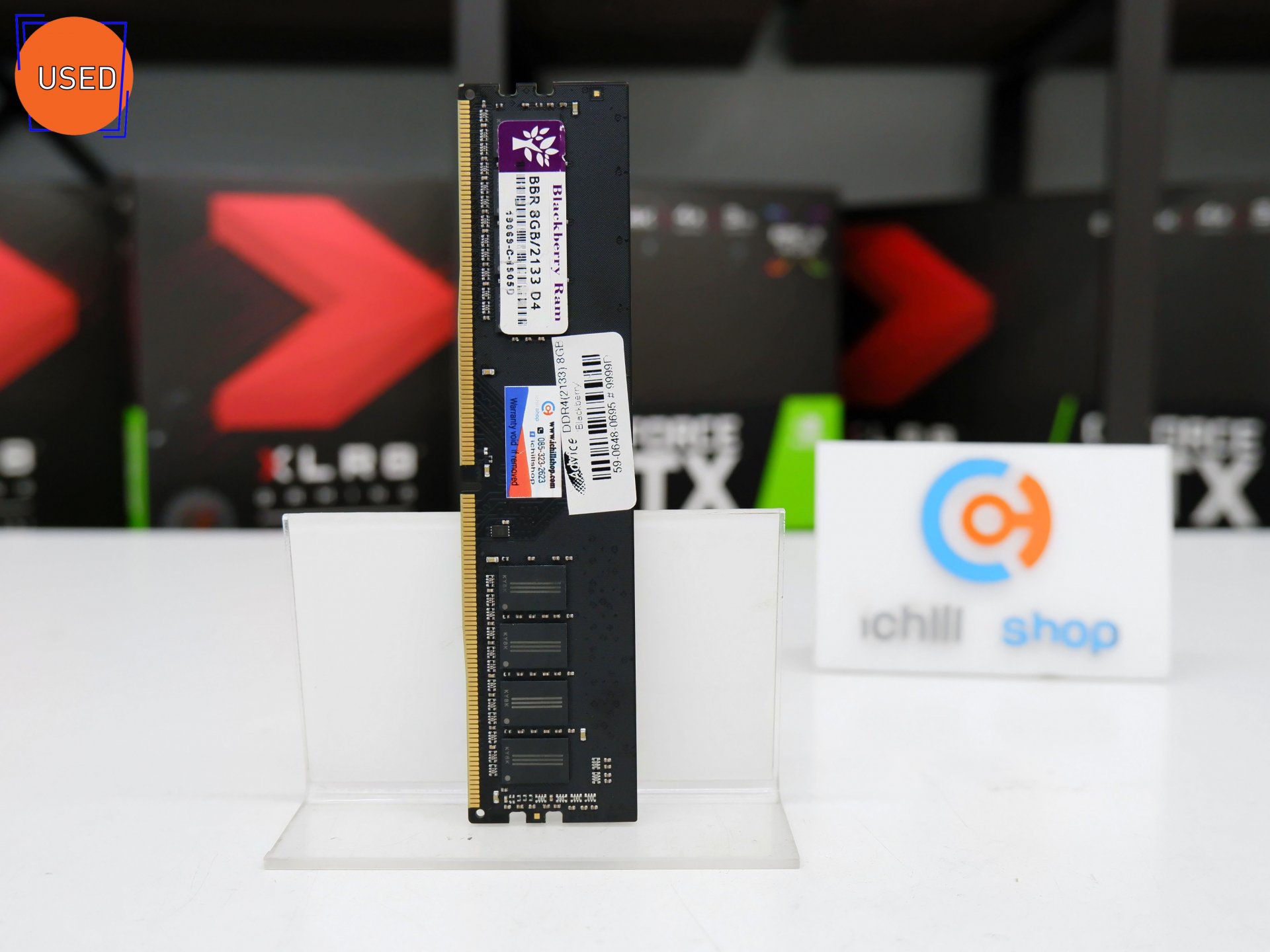 RAM (แรม) BLACKBERRY BBR DDR4 8GB 2133 MHZ 8 CHIPS NO BOX P12360