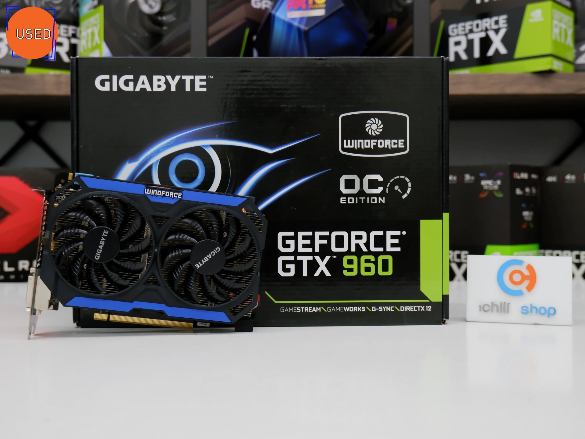 การ์ดจอ (VGA) GIGABYTE GTX960 2GB 2F OC P11646