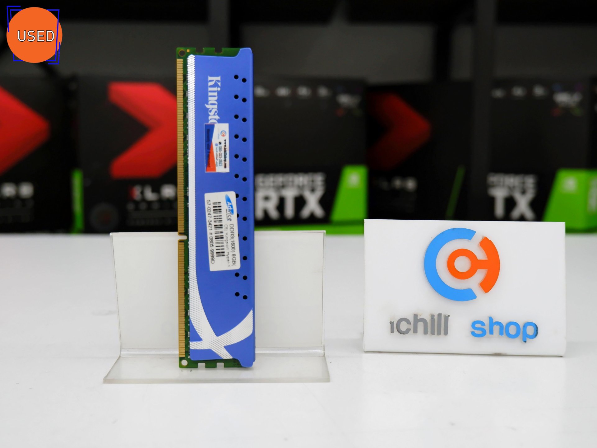 RAM (แรม) KINGSTON HYPER X GENESIS DDR3 8GB 1600MHZ NO BOX P12294