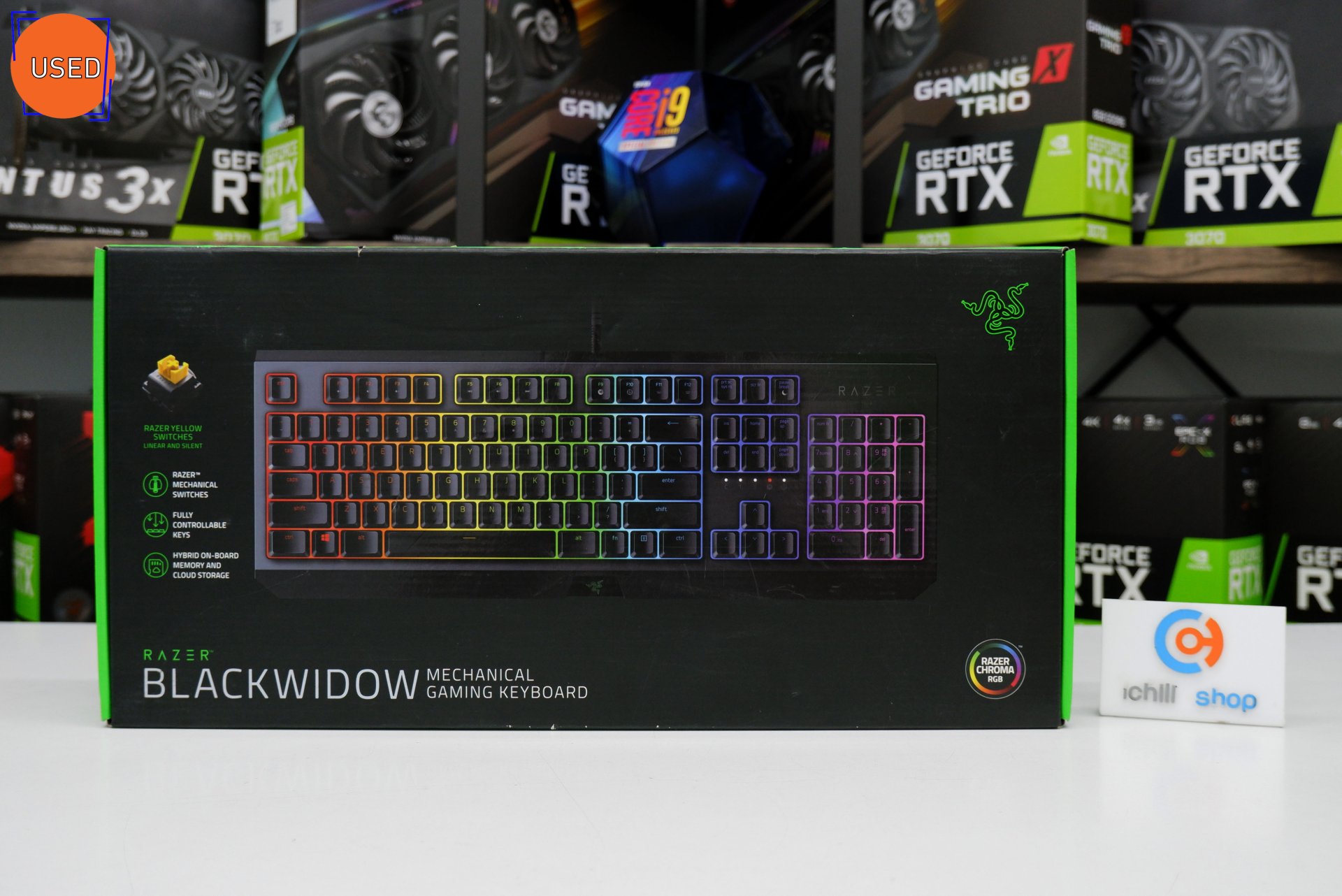 KEYBOARD (คีย์บอร์ด) RAZER BLACKWIDOW MECHANICAL GAMING KEYBOARD