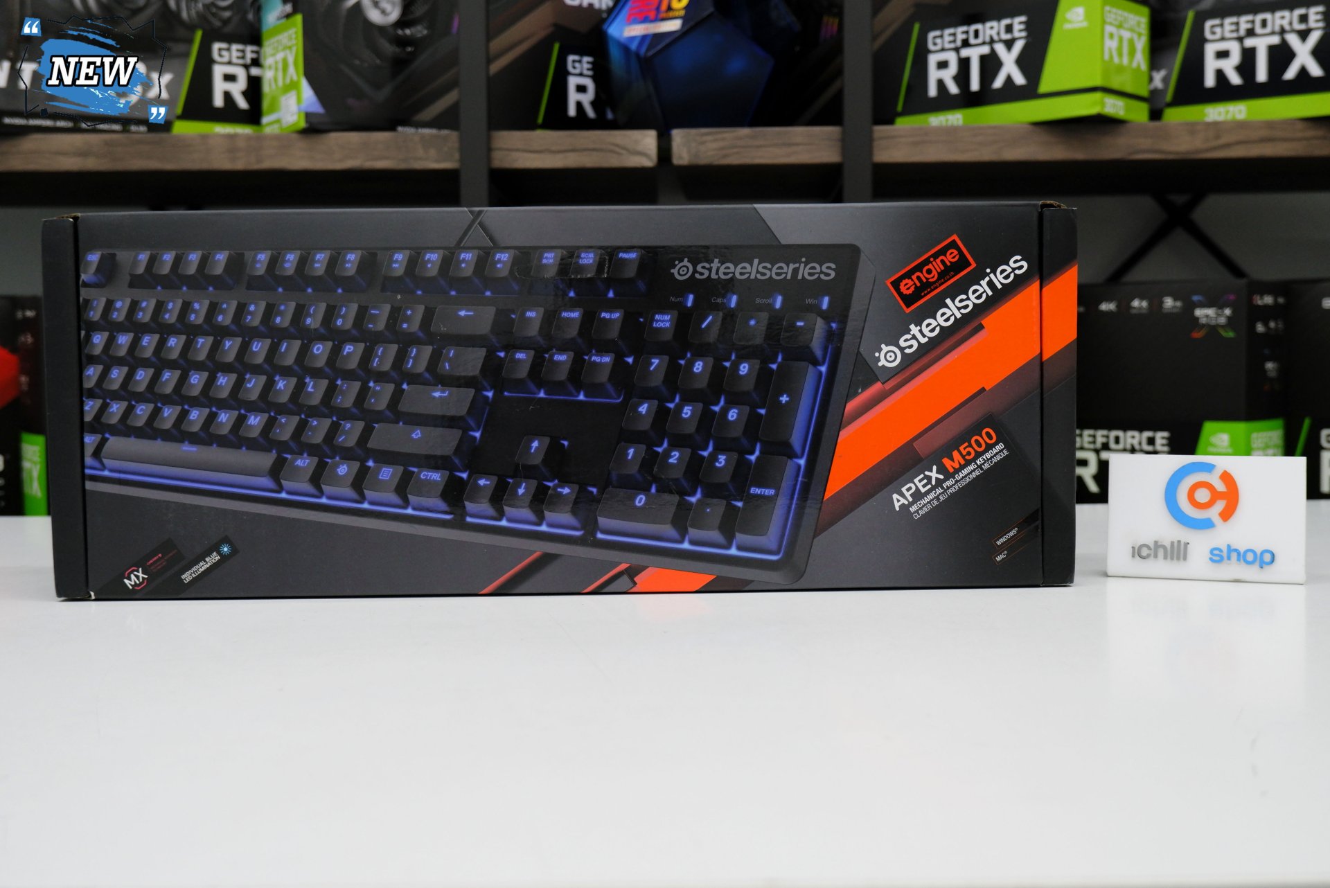 KEYBOARD (คีย์บอร์ด) STEELSERIES APEX M500 (RED SWITCH) (ของใหม่) (คีย์ EN) P11945
