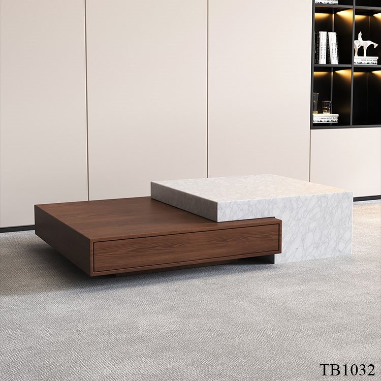 1032 Dim โต๊ะกลาง TB1032 Dim L135-160xW90xH32 cm