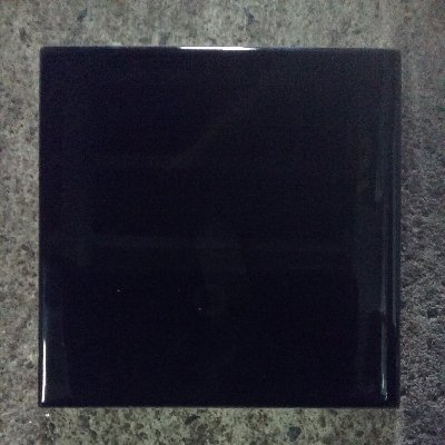 4x4นิ้ว เคลือบแววผิวเรียบ ดำ A (Black)(Pack 120)