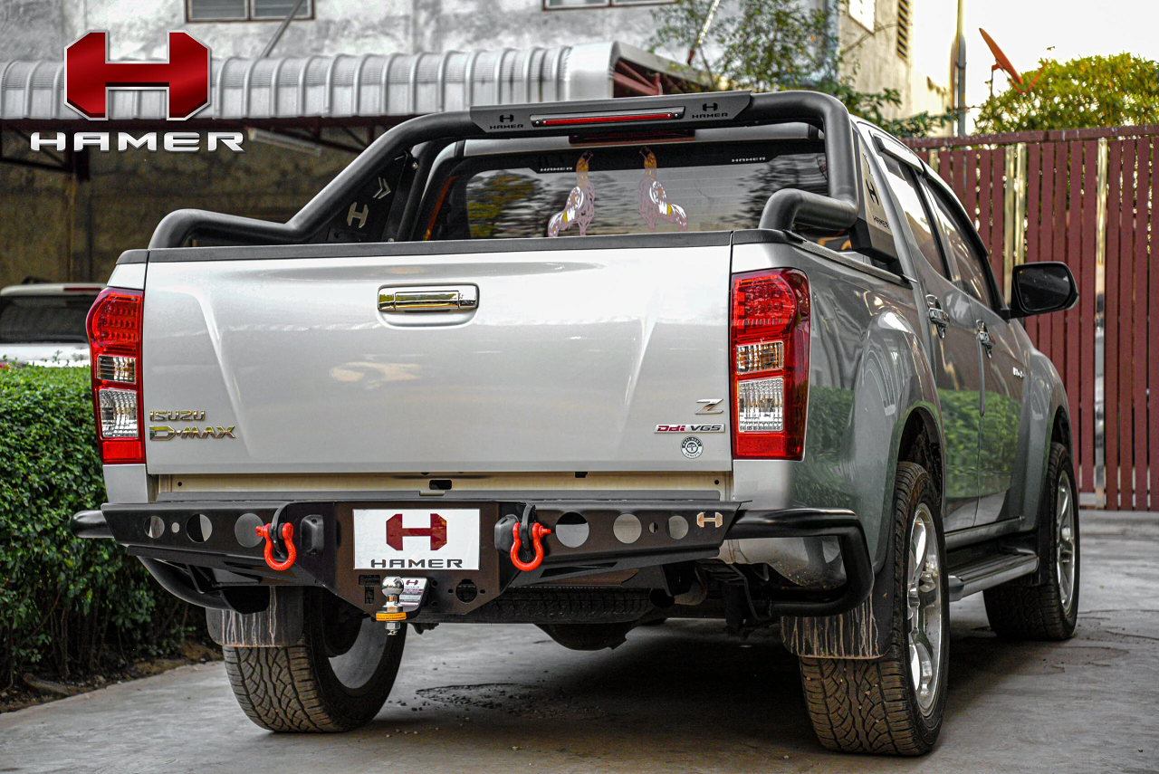 กันชนหลัง HAMER รุ่น G-SERIES REAR BUMPER FOR ISUZU D-MAX 2012 ...
