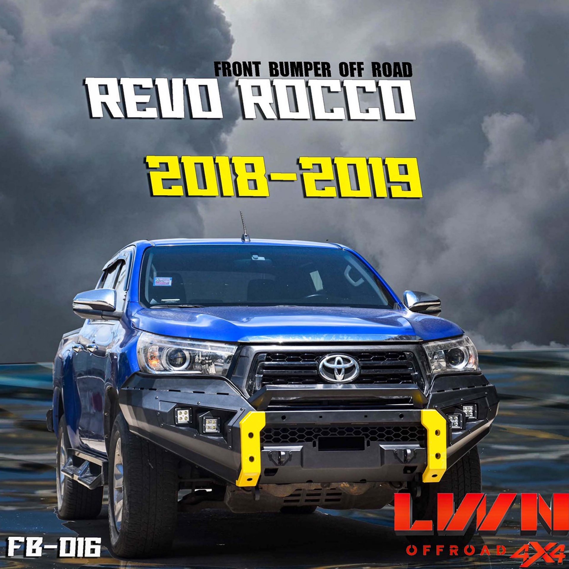 FB-016 : กันชนหน้า Revo Rocco 2018