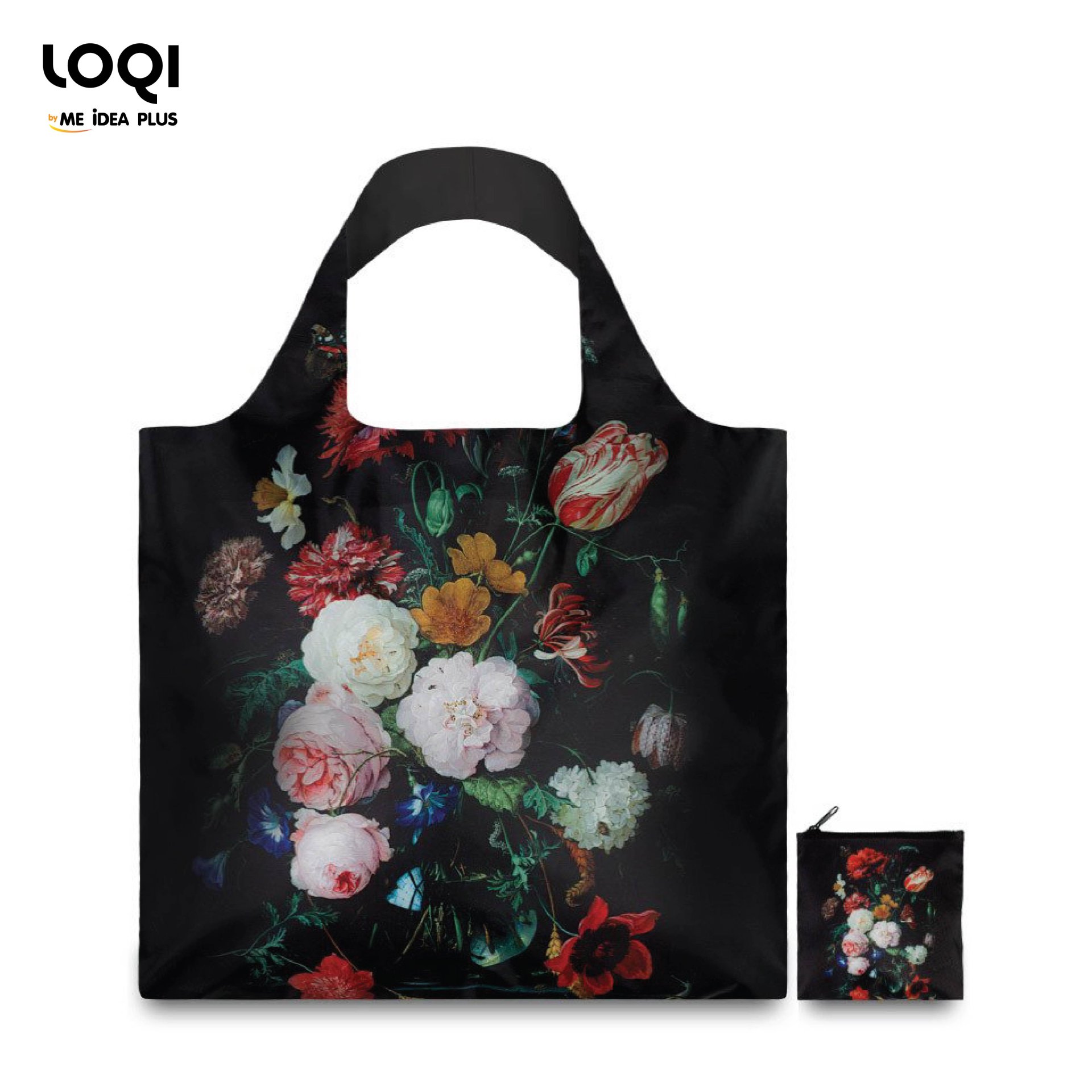 LOQI Museum Vincent Van Gogh's Vase with Sunflowers Reusable Shopping Bag